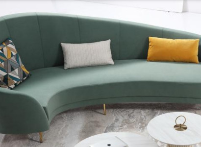 Round Sofa + Coffee table Modern Sofa Living room Coffee table Furniture Complete Set